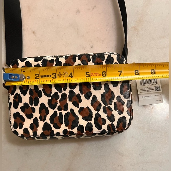 Kate Spade New York Leopard Print Crossbody Camera Bag New With Tags - Picture 5 of 8